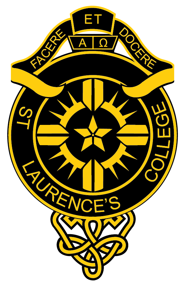 St Laurence's College crest